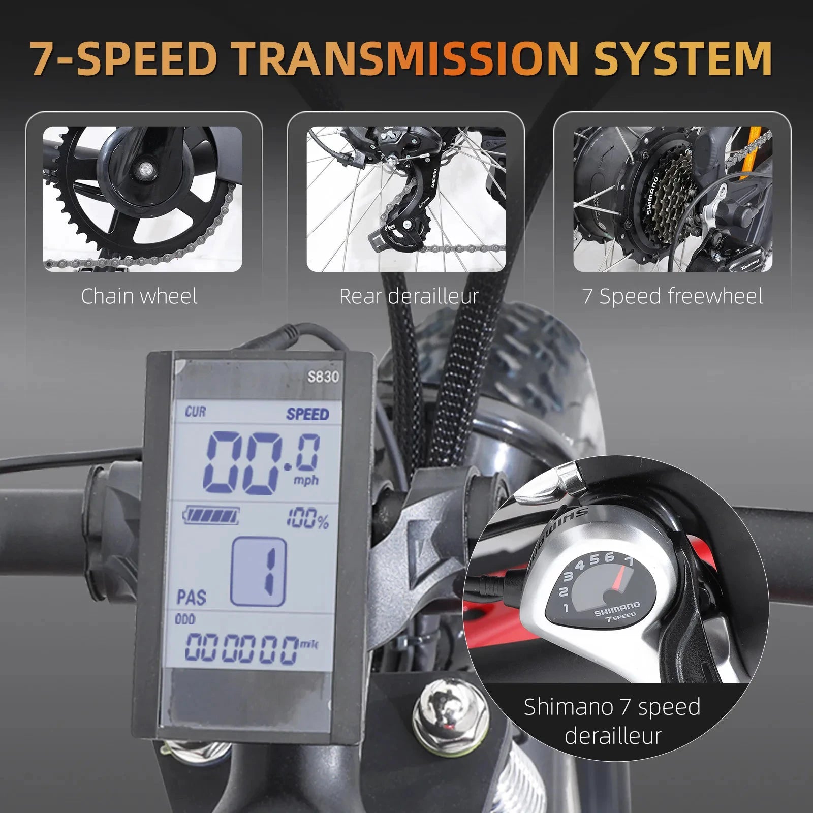 Xtion Electric Mountain Bike 750W Fat Tire Dual Suspension Ebike by superior interior and more