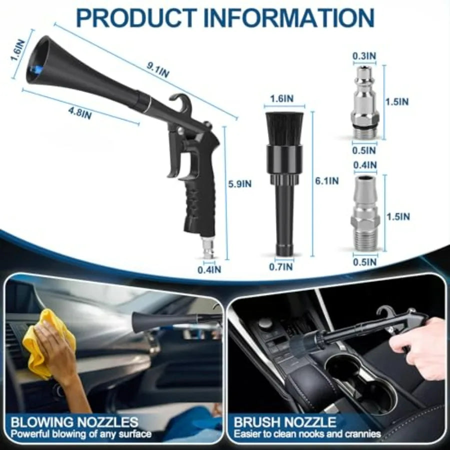 High-concerned Chemical Car Cleaning Gun Interior Dryer Air Blower