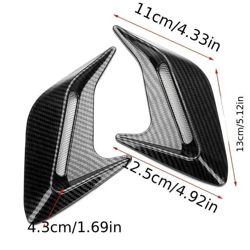 Carbon Fiber Shark Gills Universal Car Vent Trim Air Flow by superior interior and more