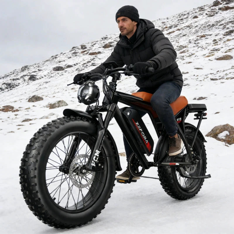 ZEFIORA Electric Bicycle 2000W Ebike With Phone Holder by superior interior and more