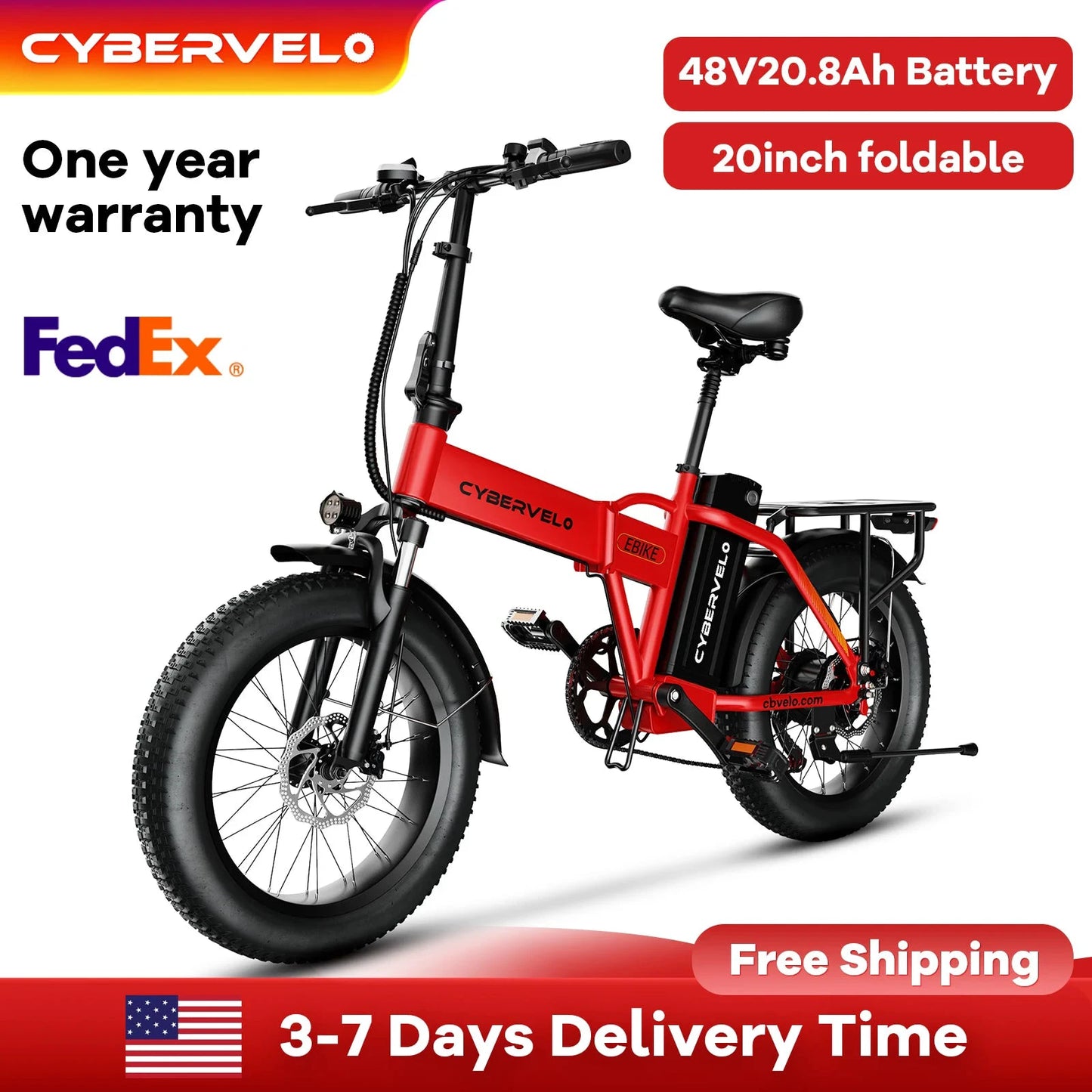 CYBERVELO Mars700 Foldable Electric Bike With Removable Battery by superior interior and more