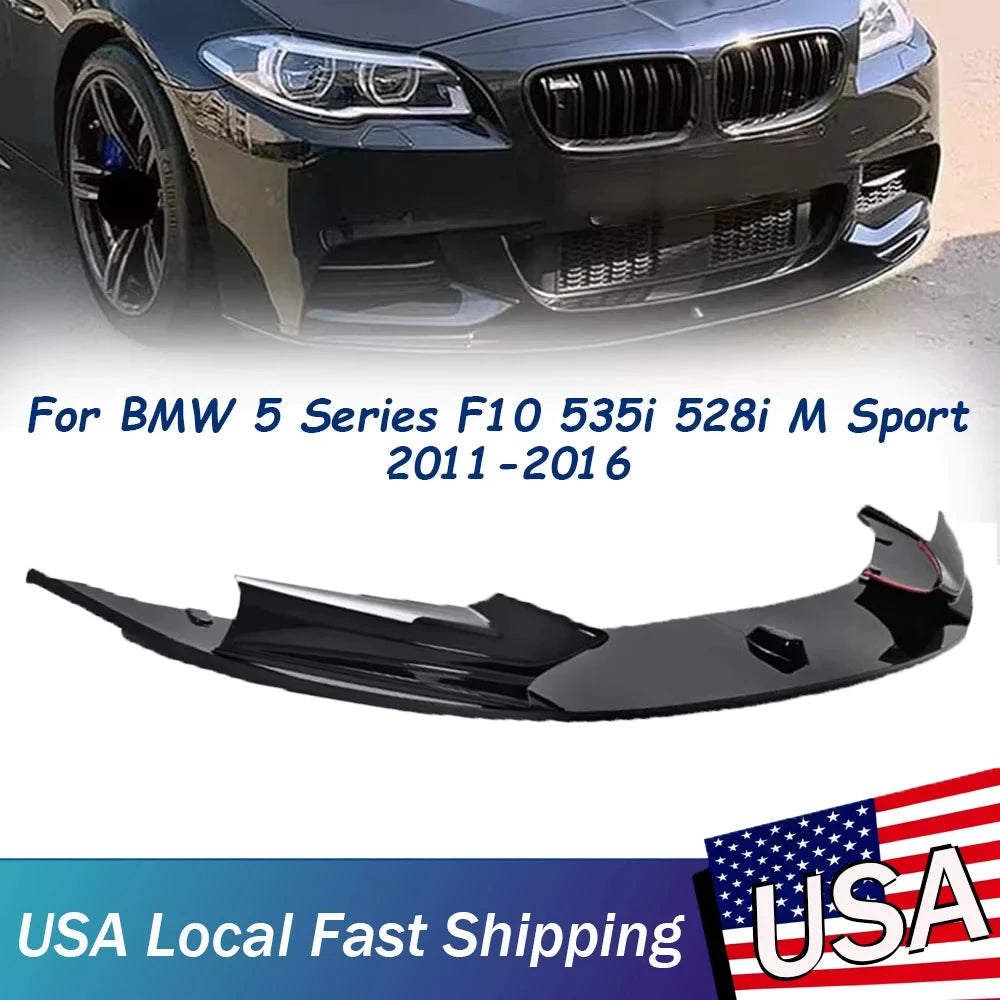F10 5 Series M Sport Front Lip Spoiler Diffuser Upgrade by superior interior and more