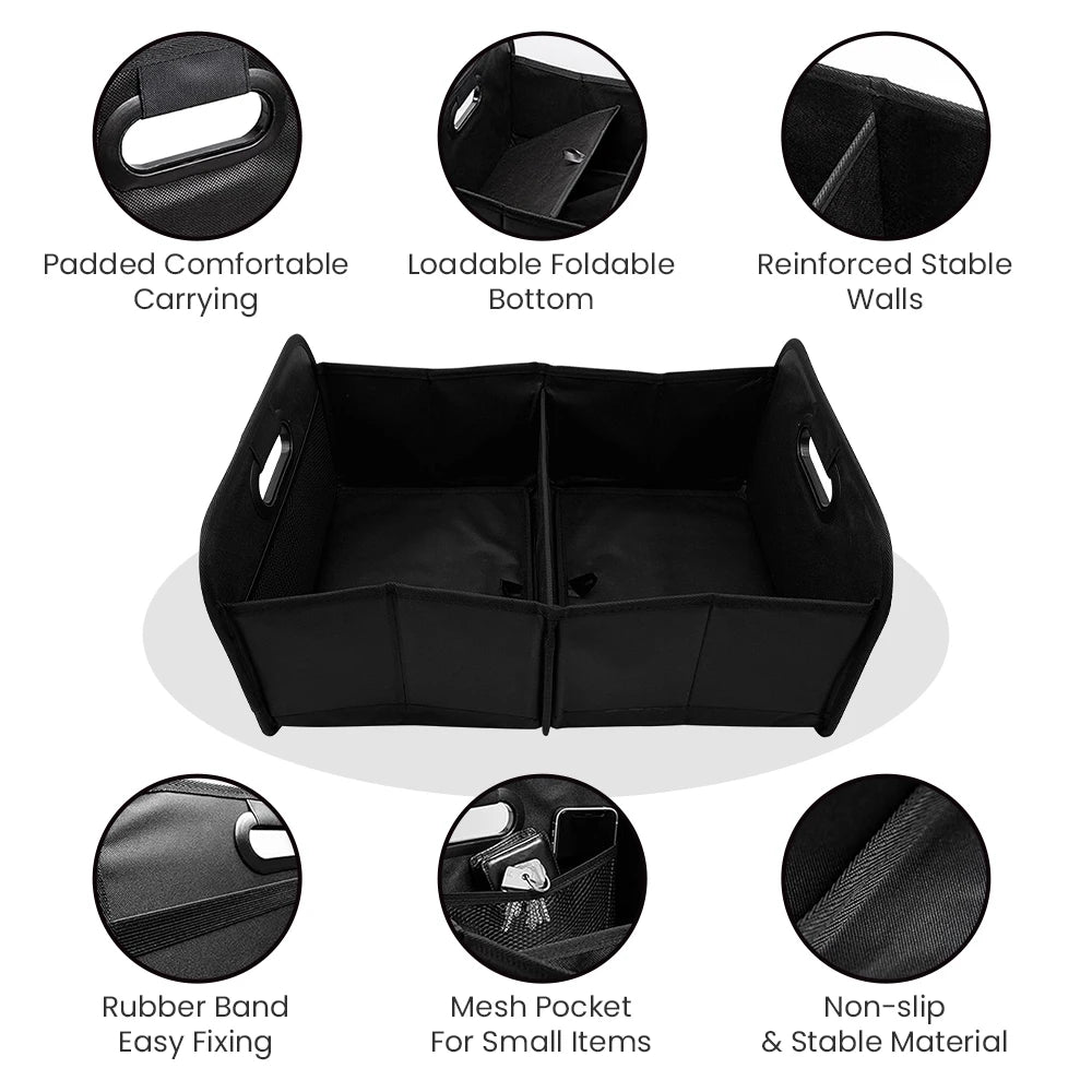 Hign-concerned Foldable Car Storage Box for Trunk and Camping