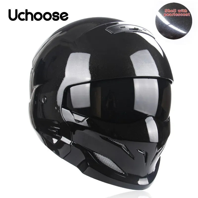 UCHOOSE Detachable Multi Purpose Full Face Helmet For Unisex