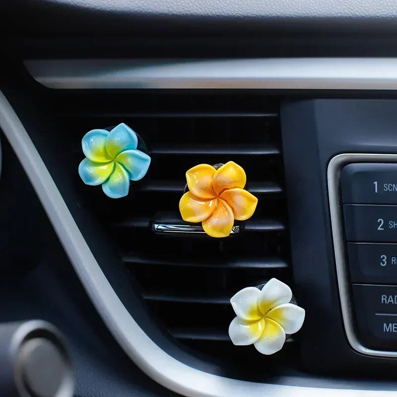 Hign-concerned Car Fragrance Clip Flower Ornament Decoration