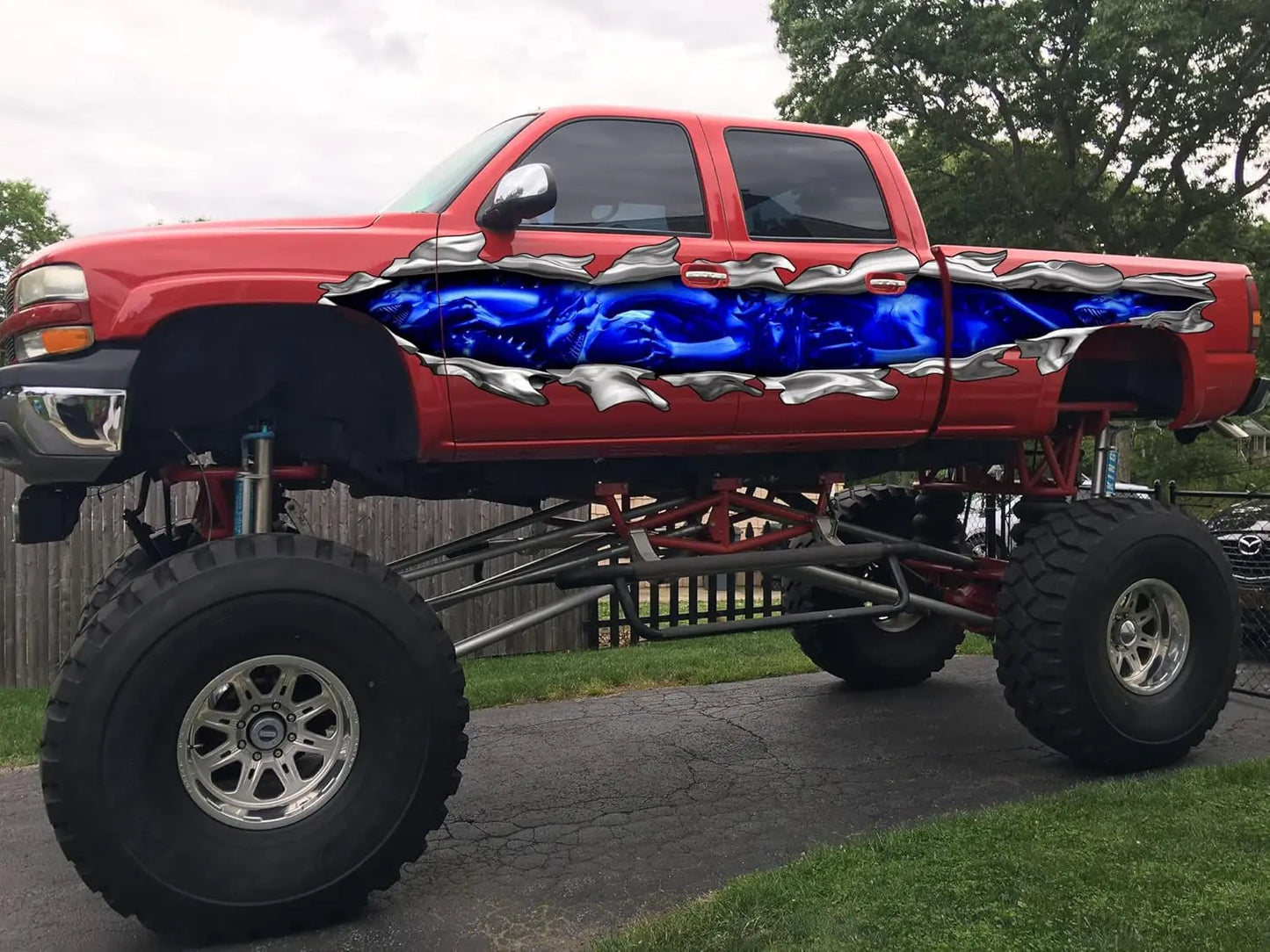 Dragon Vinyl Car Decal Set Full Color Side Graphics