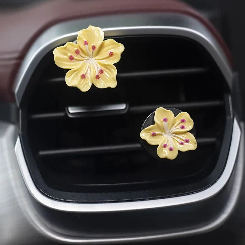 2 Pack Car Perfume Clip Flower Air Outlet Decorations by superior interior and more