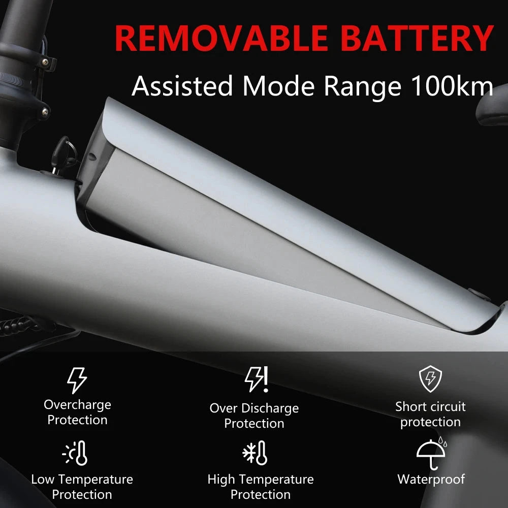 HX Q3 Electric Mountain Bike 2000W 48V 20Ah For Adults by superior interior and more
