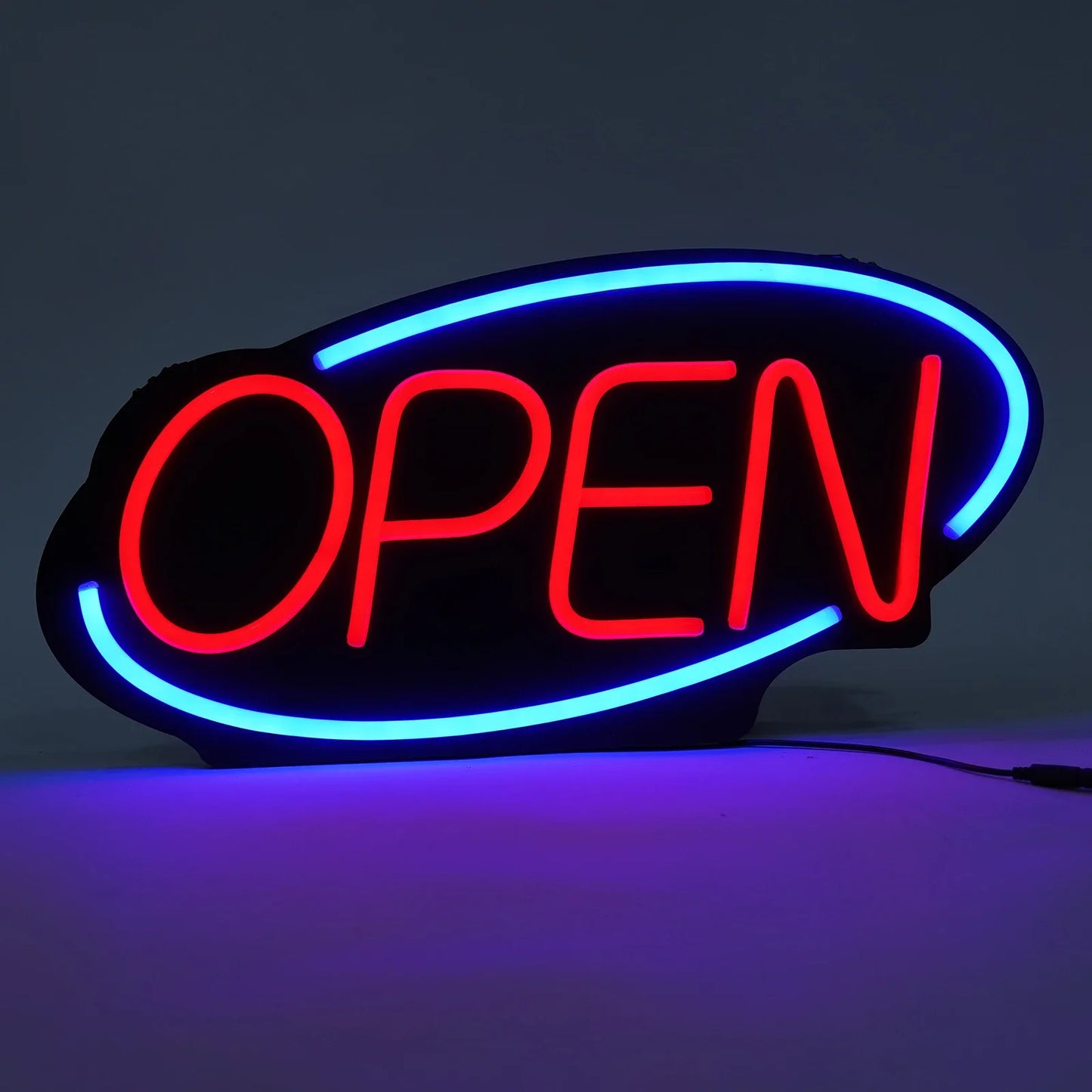 Open LED Neon Sign With Adjustable Brightness Dimmable