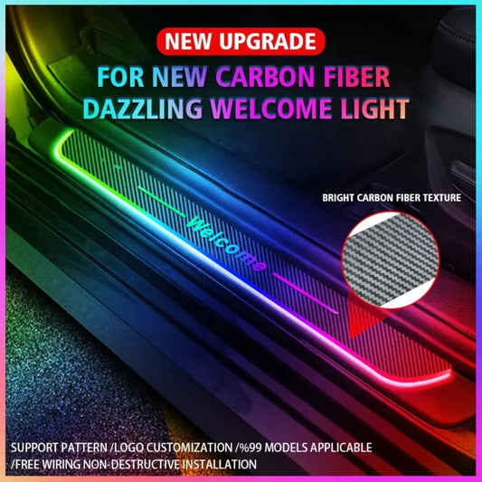 MODERN CAR Wireless LED Door Sill Lights With 28 Modes by superior interior and more