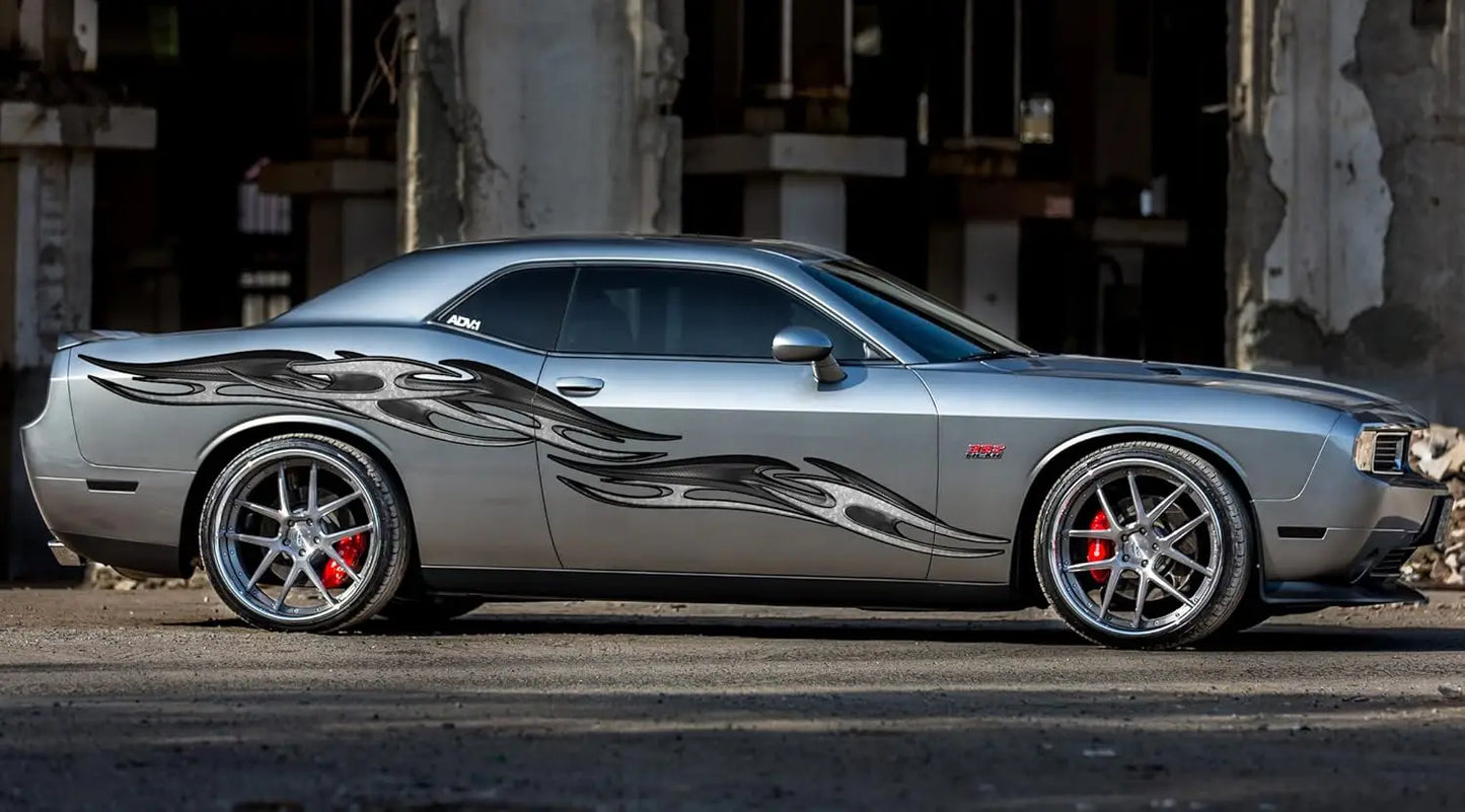 High-Concerning Chemical 3D Tribal Sports Car Vinyl Decals