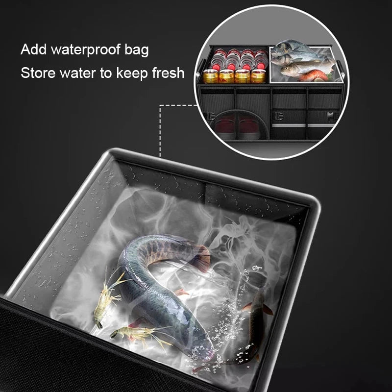 SEAMETAL Large Trunk Organizer Foldable Car Storage by superior interior and more