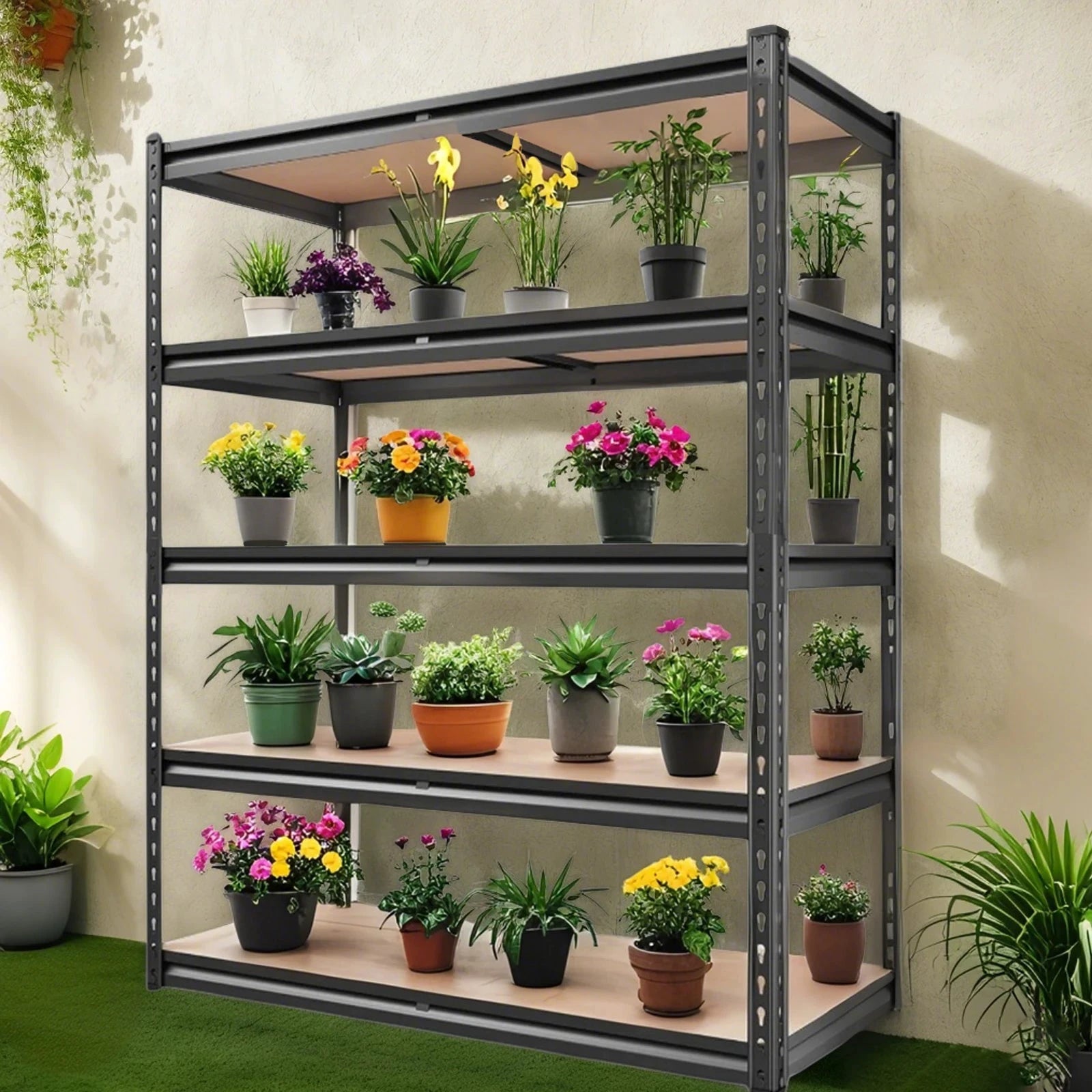 Heavy Duty Garage Shelving Unit 2000 Lb Capacity Adjustable Rack by superior interior and more