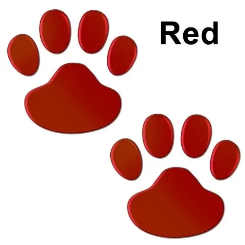 High-concerned Paw Prints 3D Car Decals For Cars And Motorcycles