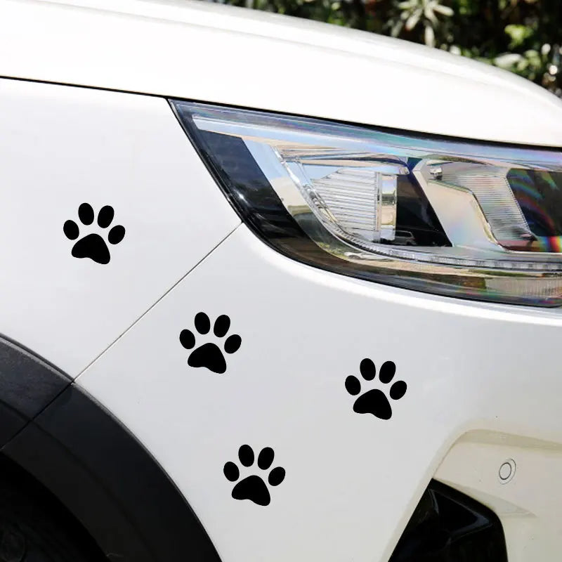 High-concerned Paw Prints 3D Car Decals For Cars And Motorcycles