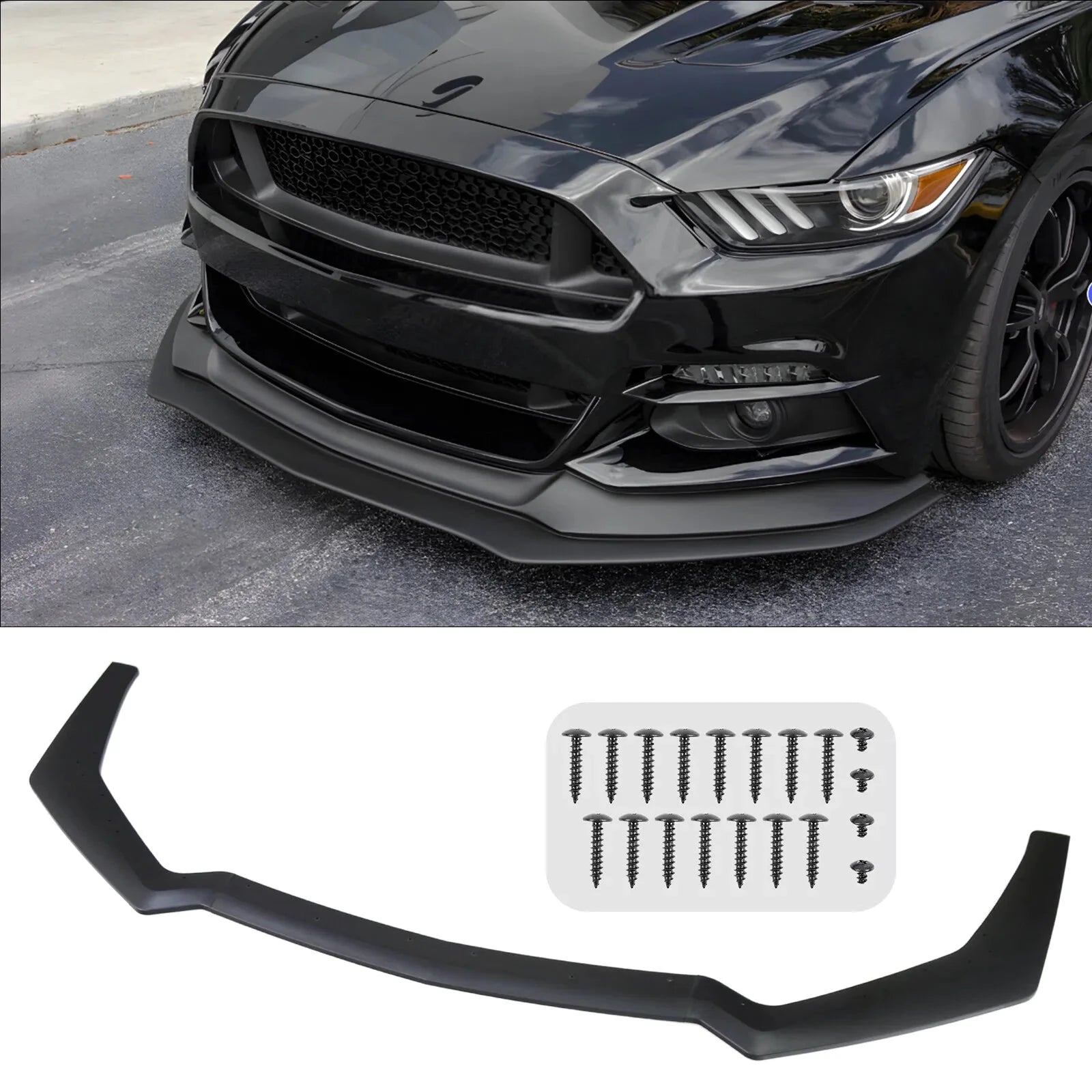 Ford Mustang GT Shelby GT500 Front Bumper Splitter Spoiler Lip Kit by superior interior and more