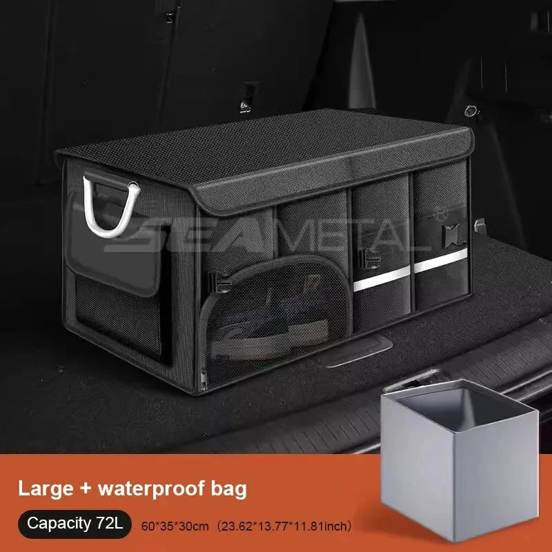 SEAMETAL Large Trunk Organizer Foldable Car Storage by superior interior and more