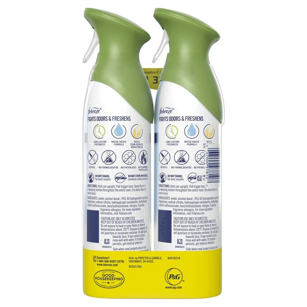 Odor-Fighting Air Freshener Room Spray for Fresh Clean Spaces by superior interior and more