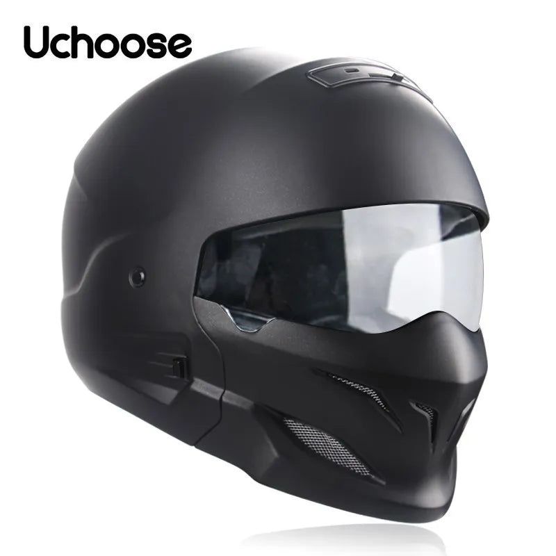 UCHOOSE Detachable Multi Purpose Full Face Helmet For Unisex