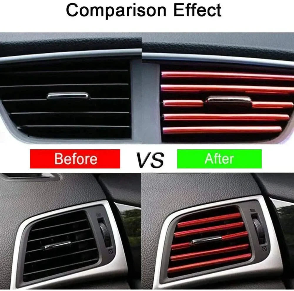 Car Air Vent Grille Decoration Trim Stickers U Style Outlet by superior interior and more