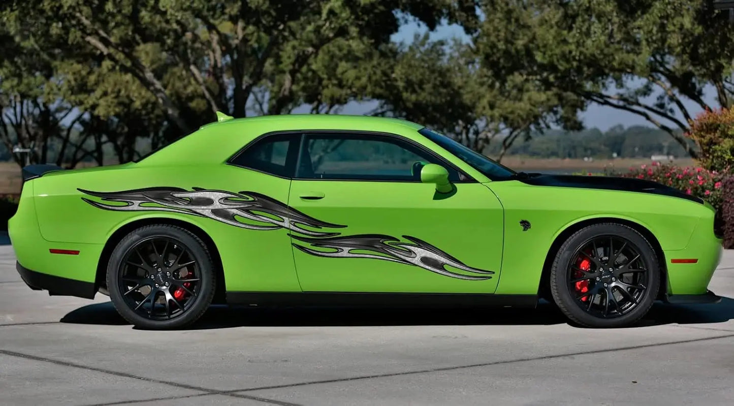 High-Concerning Chemical 3D Tribal Sports Car Vinyl Decals