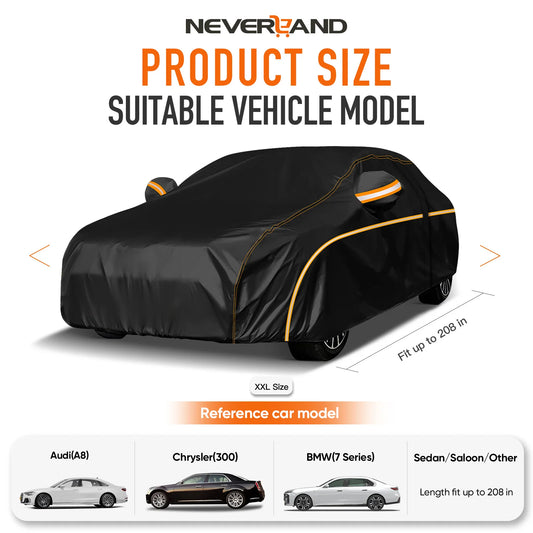 Hign-concerned BMW 3 Series Car Cover Outdoor Waterproof 210D