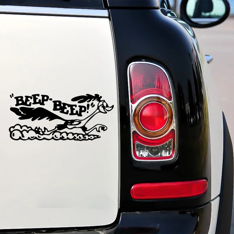 Road Runner Car Sticker Decal For Laptop And Vehicle Interior