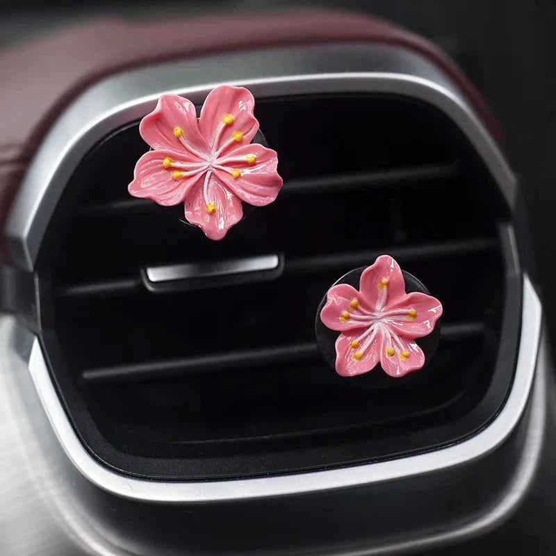 2 Pack Car Perfume Clip Flower Air Outlet Decorations by superior interior and more