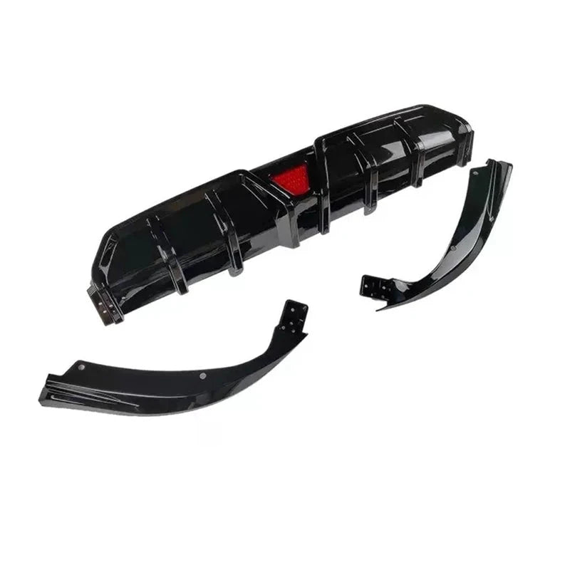 Civic 10th Gen Rear Bumper Diffuser Lip Kit With LED