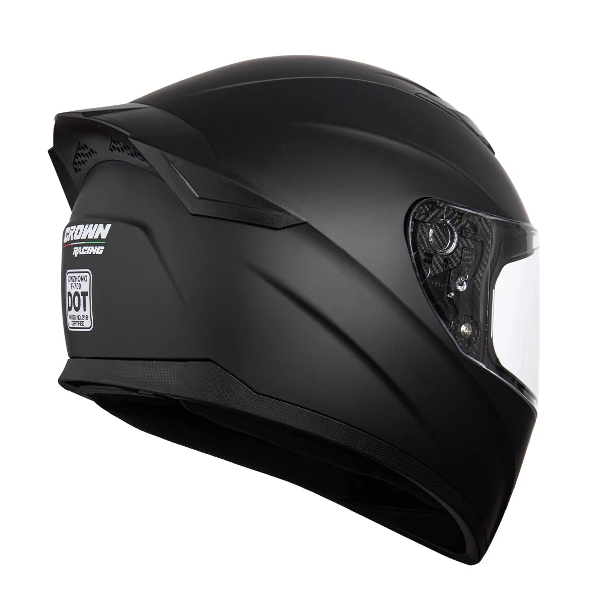 Rock Rufi Full Face Motorcycle Helmet Dual Lens DOT Certified by superior interior and more