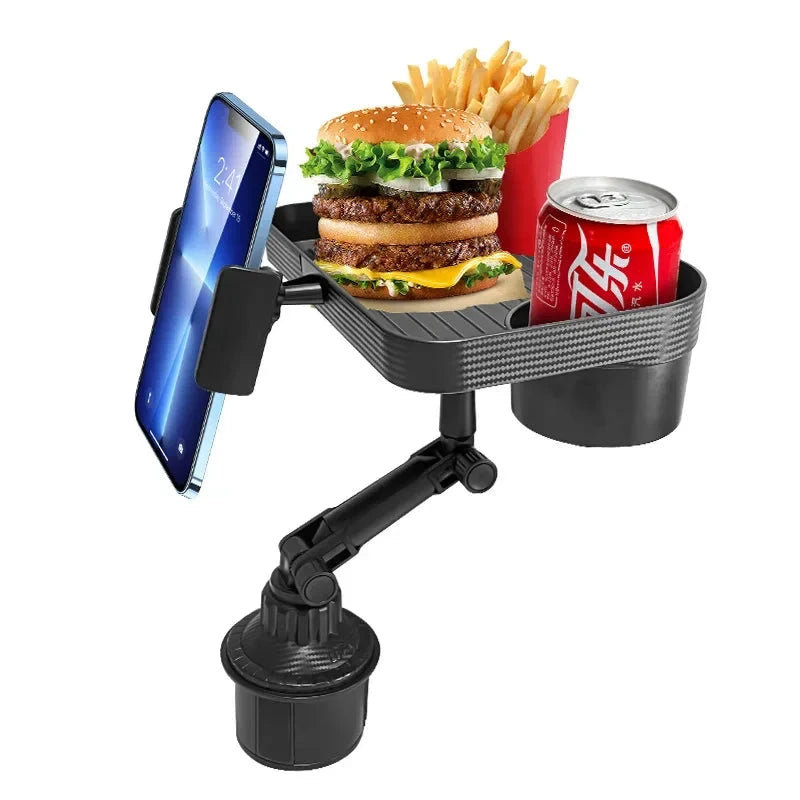 Car Cup Holder Tray 360 Degree Rotatable Table For Snacks by superior interior and more