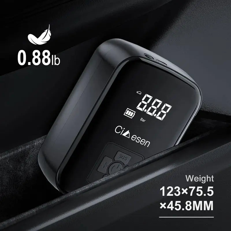 HELLOLEIBOOH Wireless Car Air Pump 150 PSI Portable Tire Inflator