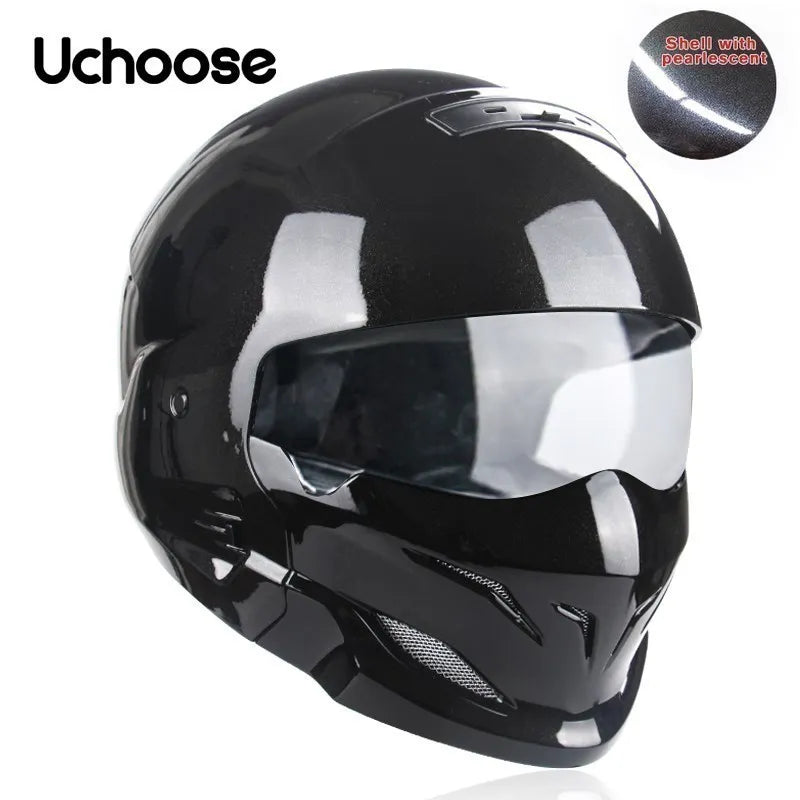 UCHOOSE Detachable Multi Purpose Full Face Helmet For Unisex