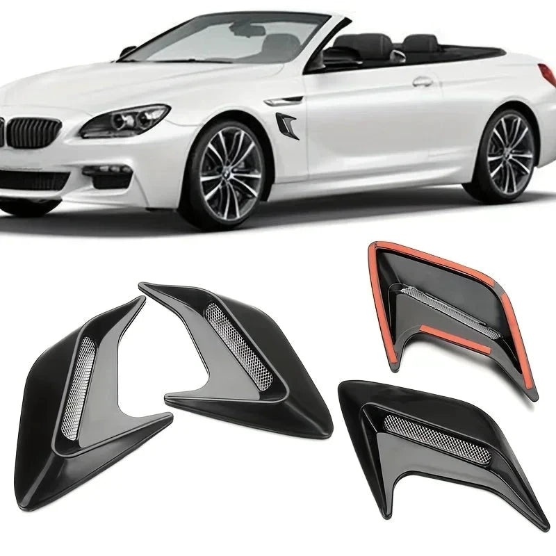 Carbon Fiber Shark Gills Universal Car Vent Trim Air Flow by superior interior and more