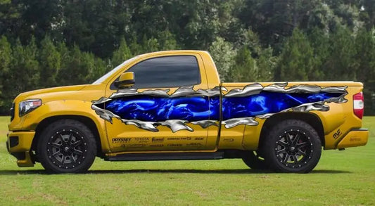 Dragon Vinyl Car Decal Set Full Color Side Graphics