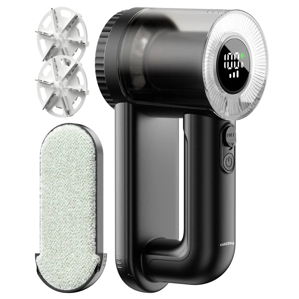 ColdSky Rechargeable Fabric Shaver Electric Lint Remover With Digital Display by superior interior and more