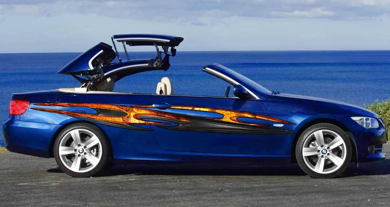 Car Wrap Design 3D Tribal Vinyl Decal Racing Stripes