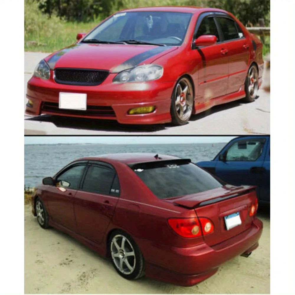 Window Visor Replacement Set For Toyota Corolla Acrylic Four Piece by superior interior and more