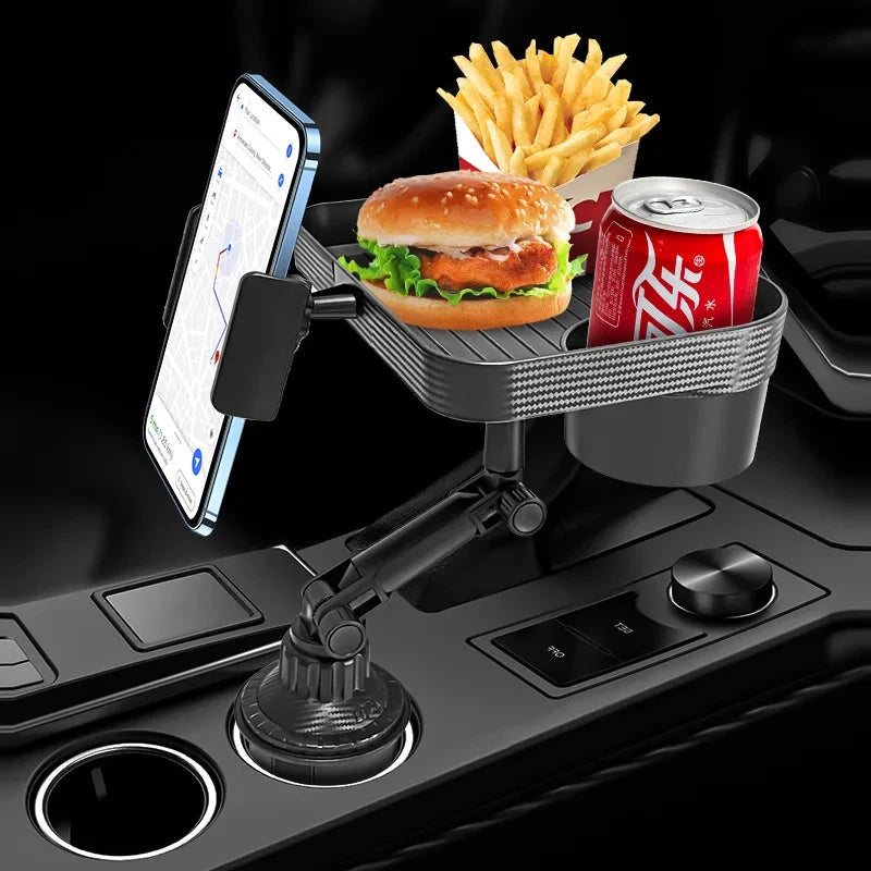 Car Cup Holder Tray 360 Degree Rotatable Table For Snacks by superior interior and more