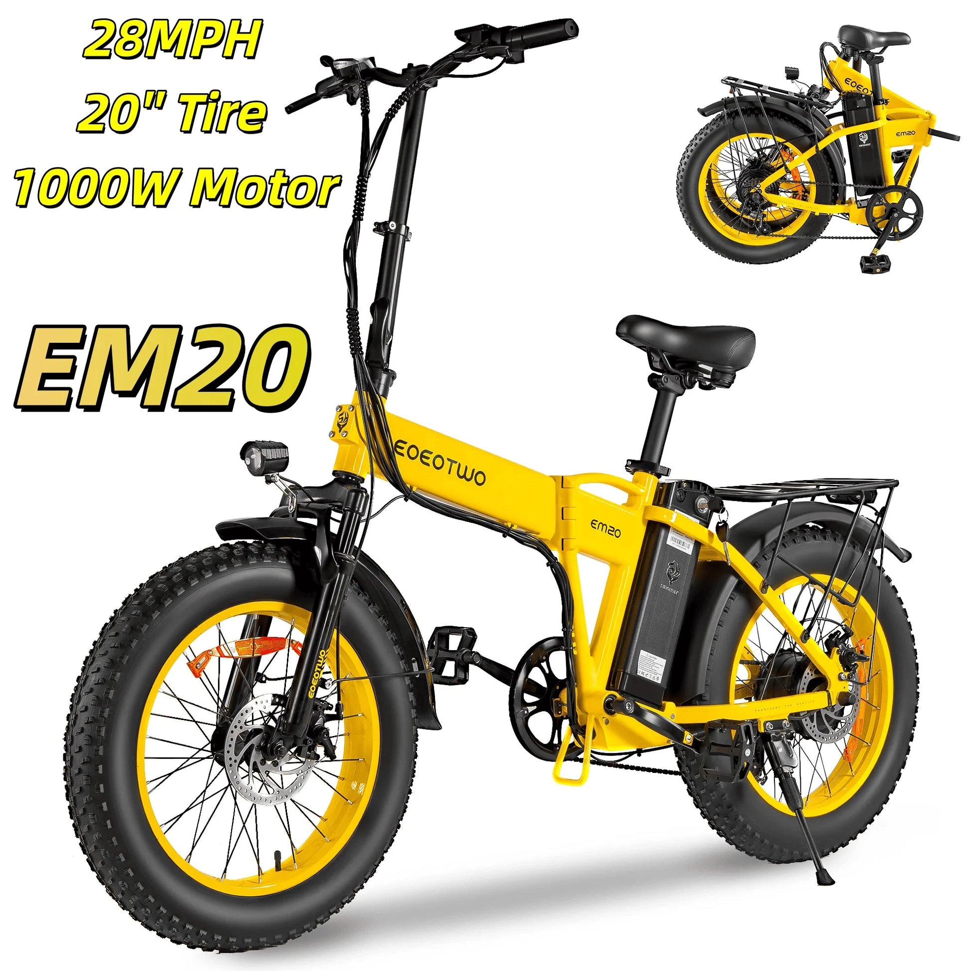 EOEOTWO E01 Electric Bike 1500W 34 MPH 60 Mile Range by superior interior and more