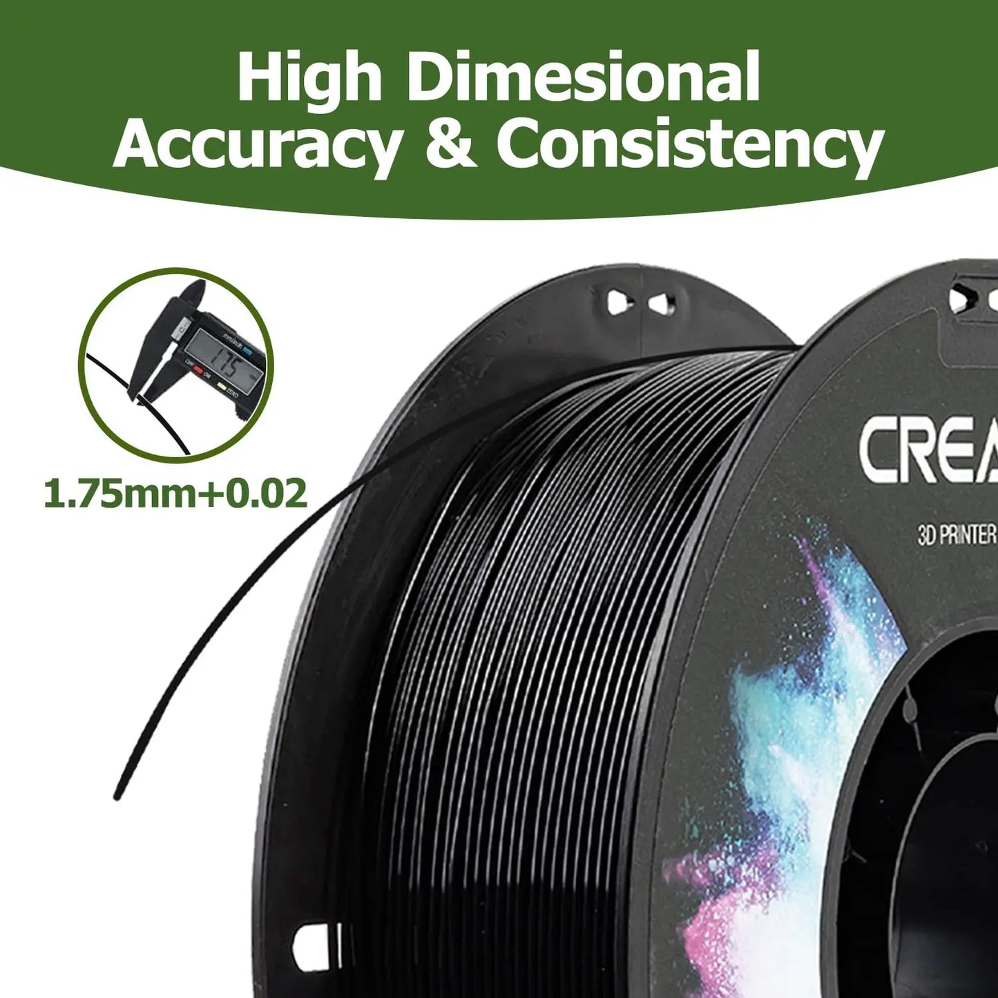 Creality PETG Filament 12 Roll Bundle Odorless Toughness 3D Printing
