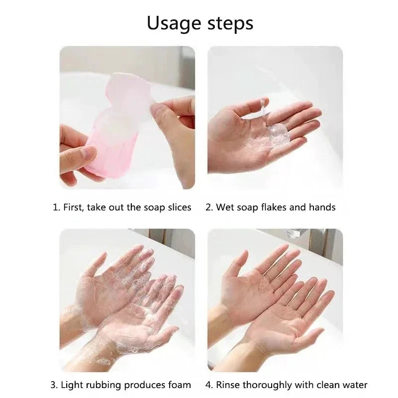 Portable Soap Paper Sheets For Travel Hand Washing Foaming Soap by superior interior and more