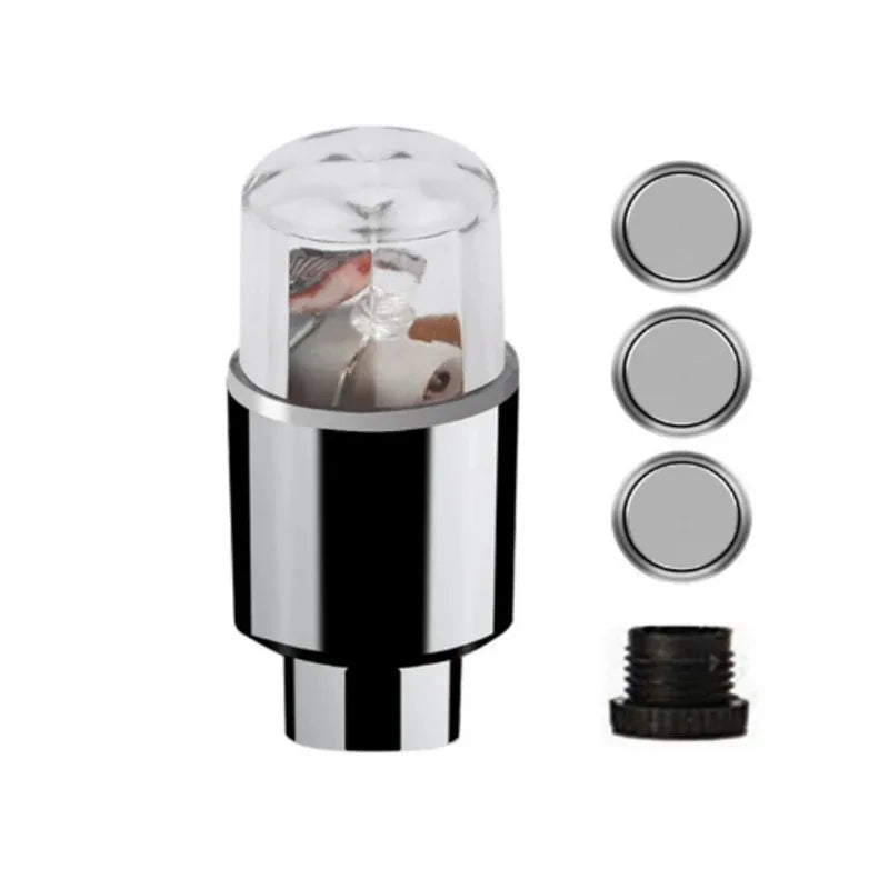 High-concerned LED Tire Valve Cap Lights For Cars Motorcycles Bicycles