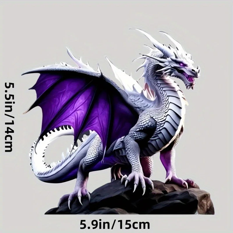 Hign-concerned Fire Dragon Vinyl Stickers for Cars, Helmets, Laptops