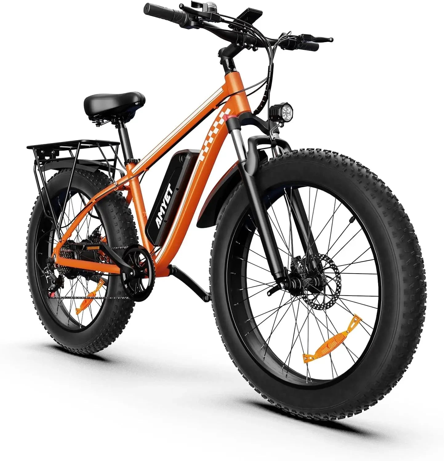 Amyet EB26 Electric Bike 1500W Peak 48V 15Ah Fat Tire Mountain by superior interior and more