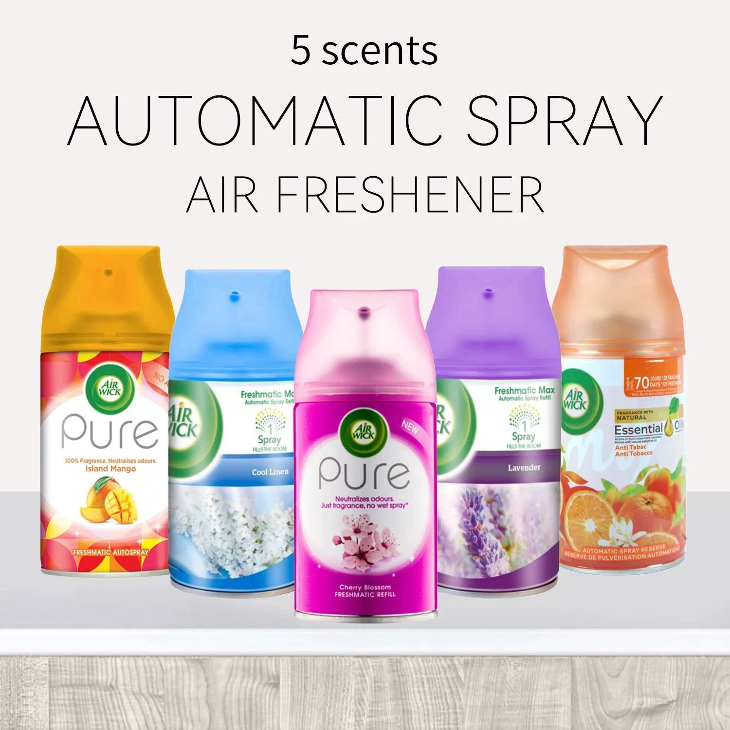 Automatic Spray Air Freshener Refill 2 Pack For Car Office by superior interior and more