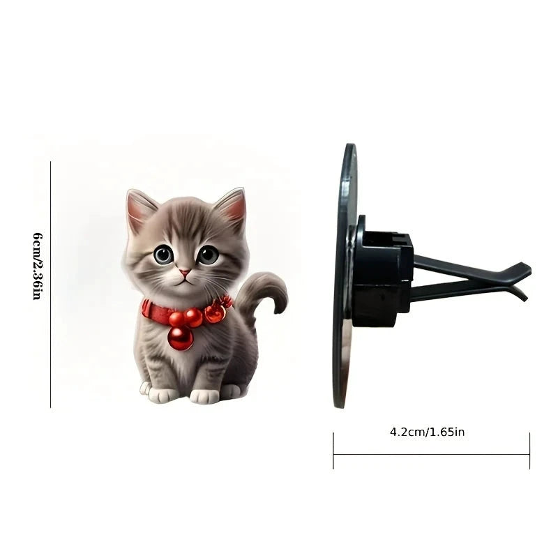 NONECN 2D Christmas Cat Car Air Fresheners With Bell Clips by superior interior and more