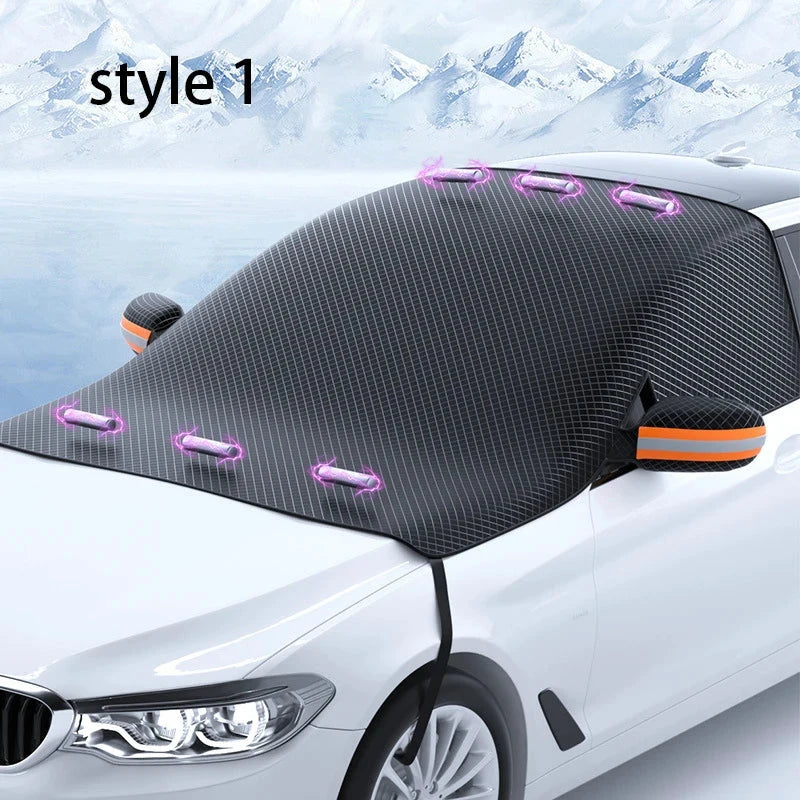Magnetic Front Windshield Cover For Snow Sun And Weather Shield by superior interior and more