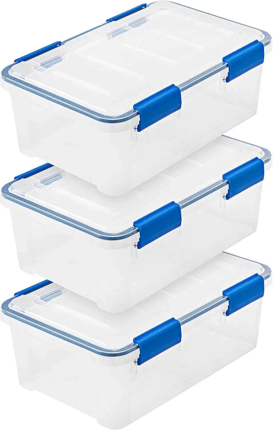 XMSJ WeatherPro Storage Bins With Lids Stackable Weathertight by superior interior and more
