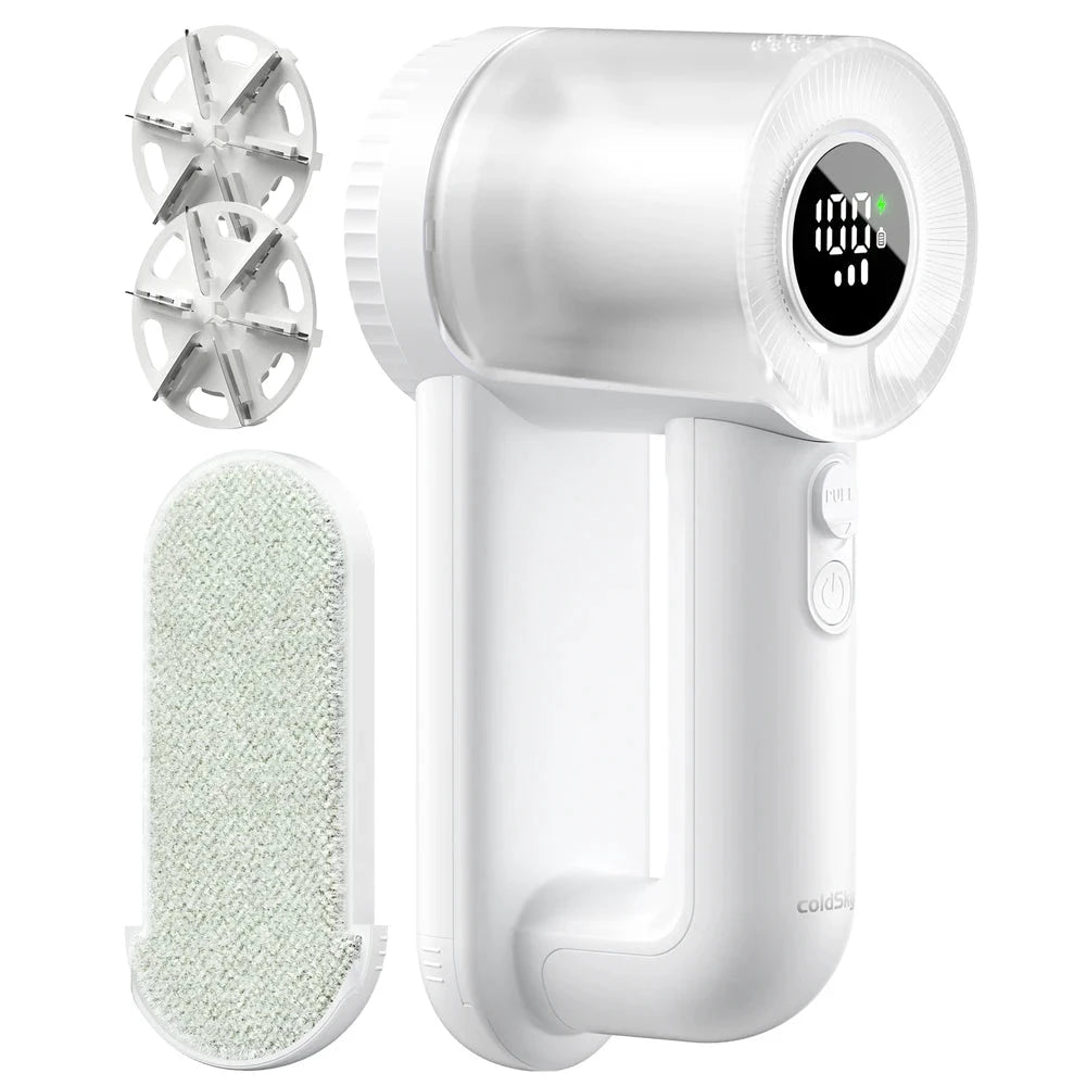 ColdSky Rechargeable Fabric Shaver Electric Lint Remover With Digital Display by superior interior and more